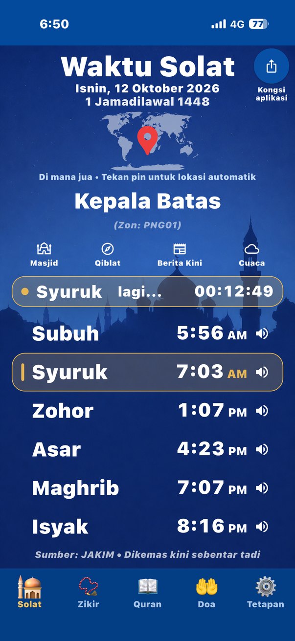 Tema Biru Malam