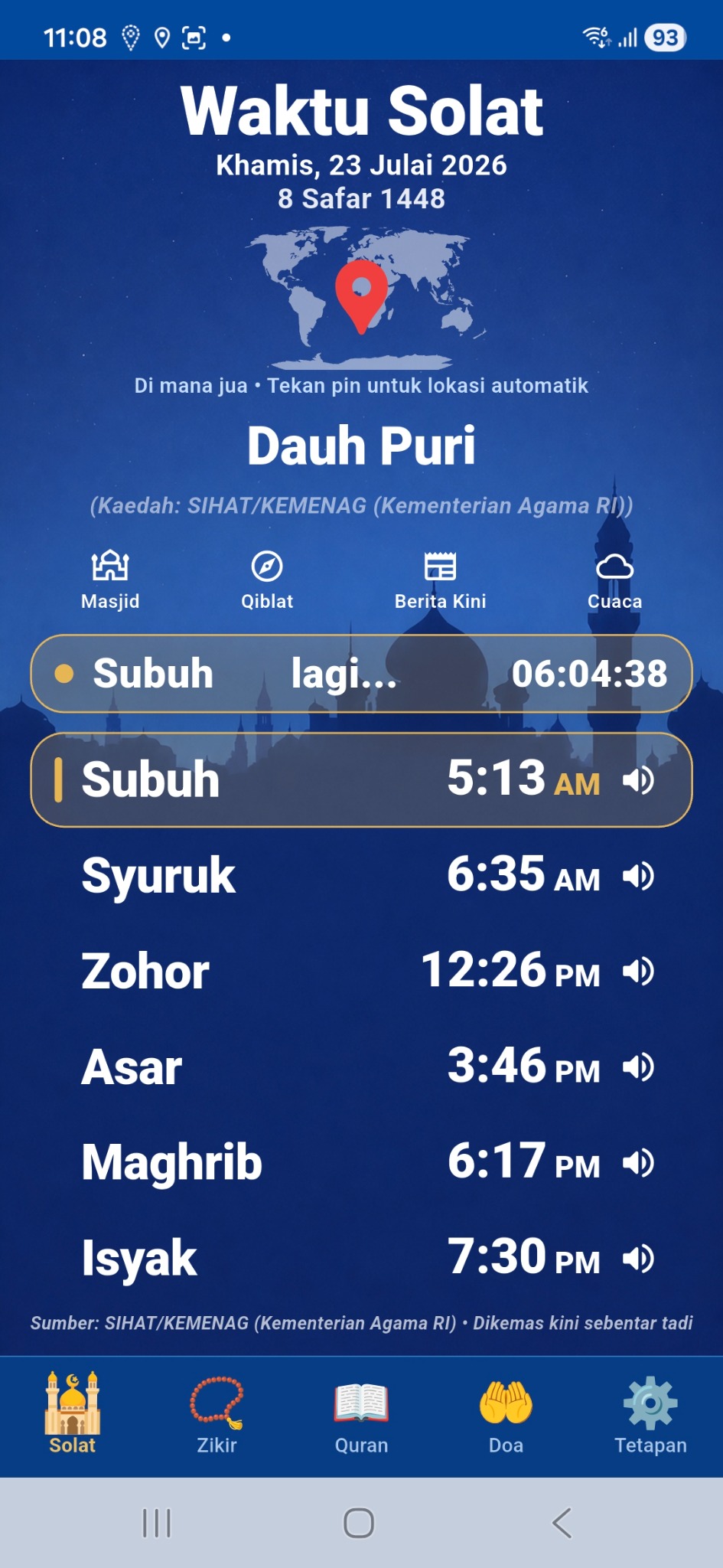 MySolat di Indonesia